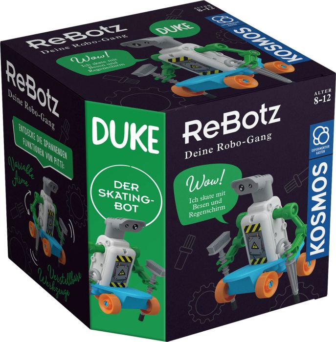 KOSMOS Experimentierkasten ReBotz - Duke der Skating Bot mehrfarbig