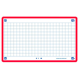 Oxford Karteikarten "Flash 2.0", 75 x 125 mm, kariert, rot