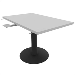 Quadrifoglio Verbindungsplatte Idea+ lichtgrau, grau rechteckig 70,0 x 110,0 x 74,0 cm
