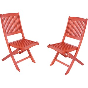 2 Garden Pleasure Gartenstühle Stockholm braun