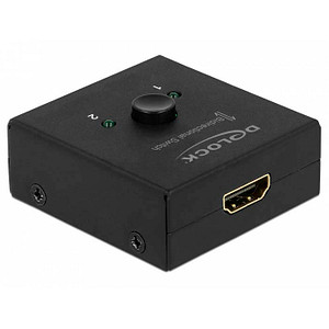 DeLOCK 2 in1 Umschalter bidirektional 4K 60 Hz HDMI-Switch 2-fach