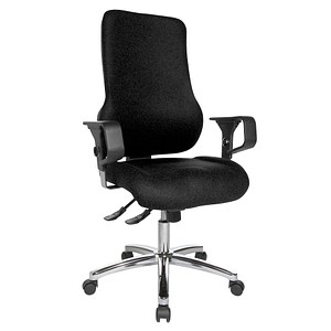 Topstar Bürostuhl Sitness 55, SD69X L50 schwarz, chrom Stoff Topstar Bürostuhl Sitness 55, SD69X L50 schwarz, chrom Stoff