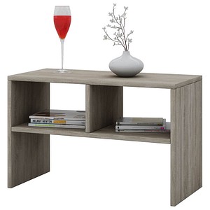 VCM my home Nachto Beistelltisch Holz eiche 60,0 x 40,0 x 45,0 cm