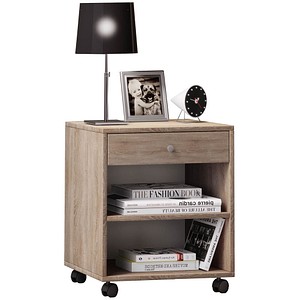 VCM my home Rolda Nachttisch Holz eiche 45,0 x 38,0 x 54,0 cm