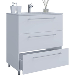 VCM my bath Badmöbel-Set Schubo 2-tlg. weiß 80,0 x 46,0 x 86,0 cm