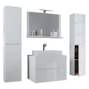 VCM my bath Badmöbel-Set Lendas XL 5-tlg. weiß 127,0 x 46,0 x 150,0 cm