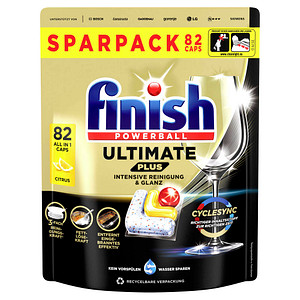 Calgonit finish POWERBALL ULTIMATE PLUS ALL IN 1 CITRUS Spülmaschinentabs 82 St. Calgonit finish POWERBALL ULTIMATE PLUS ALL IN 1 CITRUS Spülmaschinentabs 82 St.