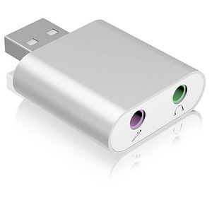 RaidSonic ICY BOX® IB-AC527  USB 2.0/3,5 mm Klinke Headset-Adapter