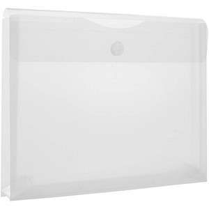 10 FolderSys Dokumententaschen DIN A4 quer transparent glatt 0,20 mm