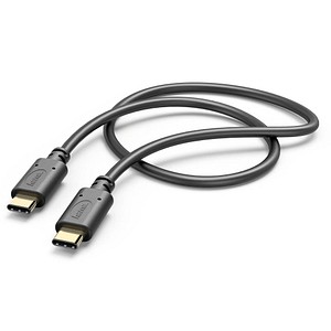 hama USB C Kabel 1,5 m schwarz