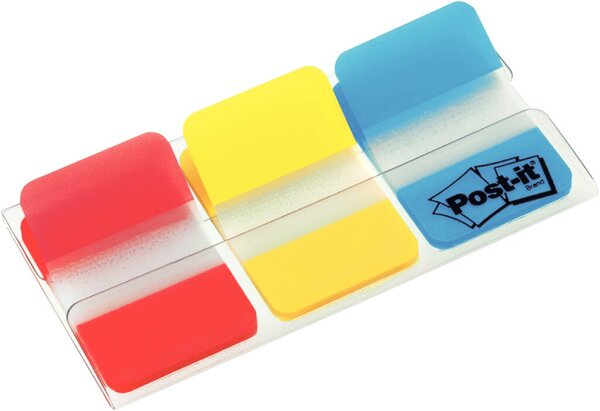 3M Post-it Index Strong, 3er-Pack mit den Farben rot -gelb (686-RYB)