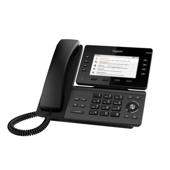 GIGASET P820 IP PRO IP Tischtelefon 12.7 cm 5 Zoll TFT-Farbdisplay USB 2x RJ45 