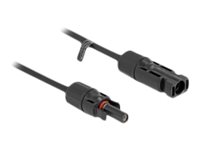 DELOCK DL4 Solar Kabel 6 mm  Stecker zu Buchse 10 m schwarz