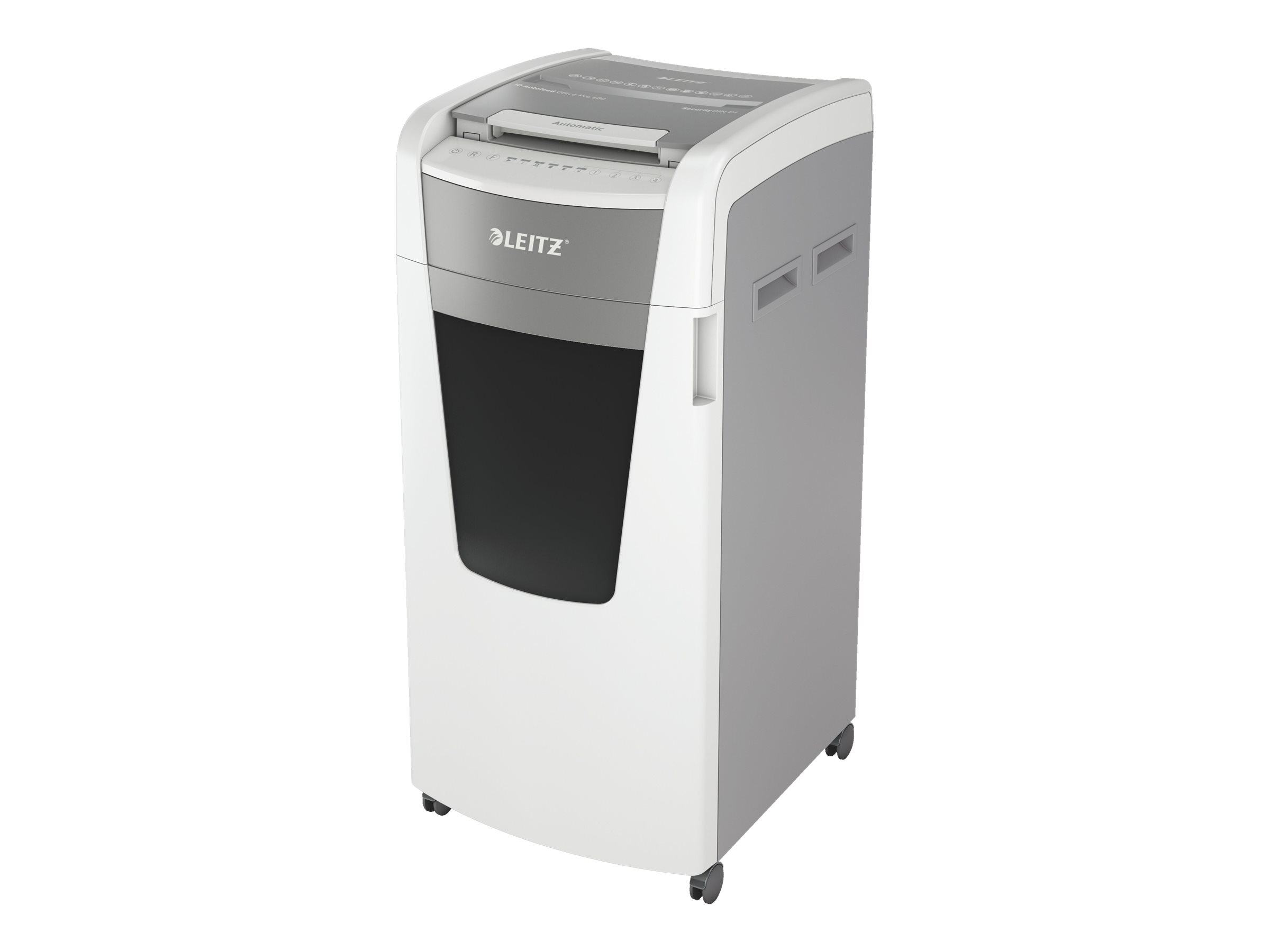 LEITZ Aktenvernichter IQ AutoFeed OfficePro 600 P4, weiß