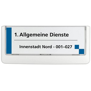 DURABLE TÜRSCHILD WEIß 14,9X5,25 CM (4860-02)