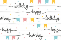 SUSY CARD Geschenkpapier "Partygirlanden", auf Rolle