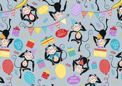 SUSY CARD Geschenkpapier "Affenstark", auf Rolle