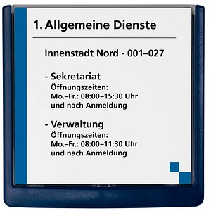 DURABLE Türschild CLICK SIGN, (B)149 x (H)148,5 mm