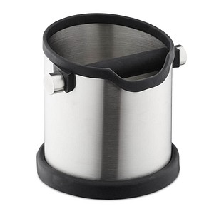 relaxdays Abklopfbehälter 17,0 cm hoch silber 1,8 l