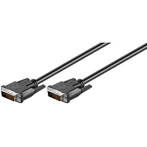 GOOBAY DVI Kabel Dual Link 5,0m 24+1 DVI-D bulk