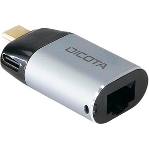 DICOTA D32048  USB C/RJ 45 LAN-Adapter