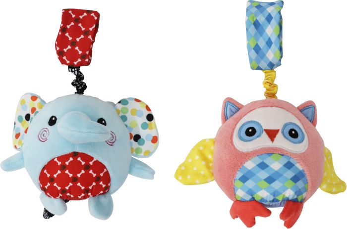 SMB Plüsch Eule&Elefant, zum Hängen SMB Plüsch Eule&Elefant, zum Hängen