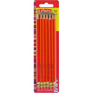 HERLITZ Scolair Bleistifte HB 24 St.; 1 Pack = 24 St.