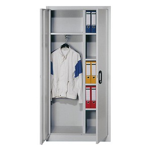 CP Stahlschrank C 2000 Acurado 9260-30 lichtgrau 93,0 x 40,0 x 195,0 cm, aufgebaut