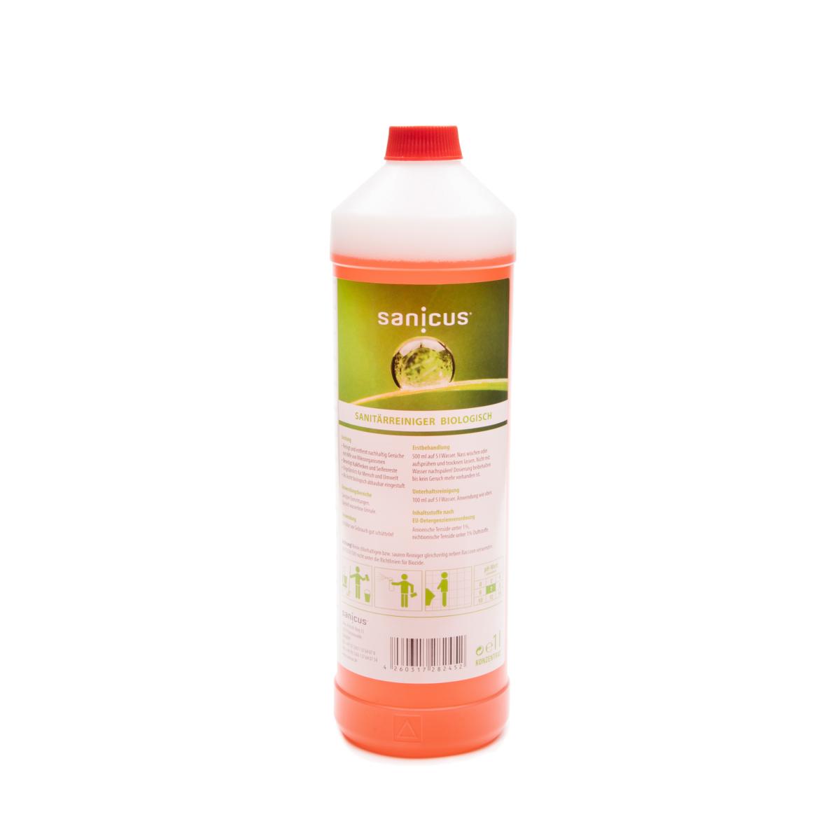 Sanicus Sanitärreiniger | 1 Liter Sanicus Hygiene-Reiniger Konzentrat
