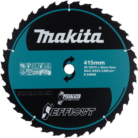 MAKITA E-24848 Saw blade EFFICUT for cordless circular saw HS013G cutting width