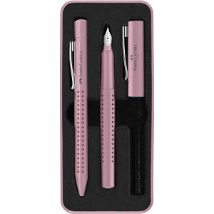 FABER CASTELL FABER-CASTELL Schreibset Grip 2010 rose shadows FABER CASTELL FABER-CASTELL Schreibset Grip 2010 rose shadows