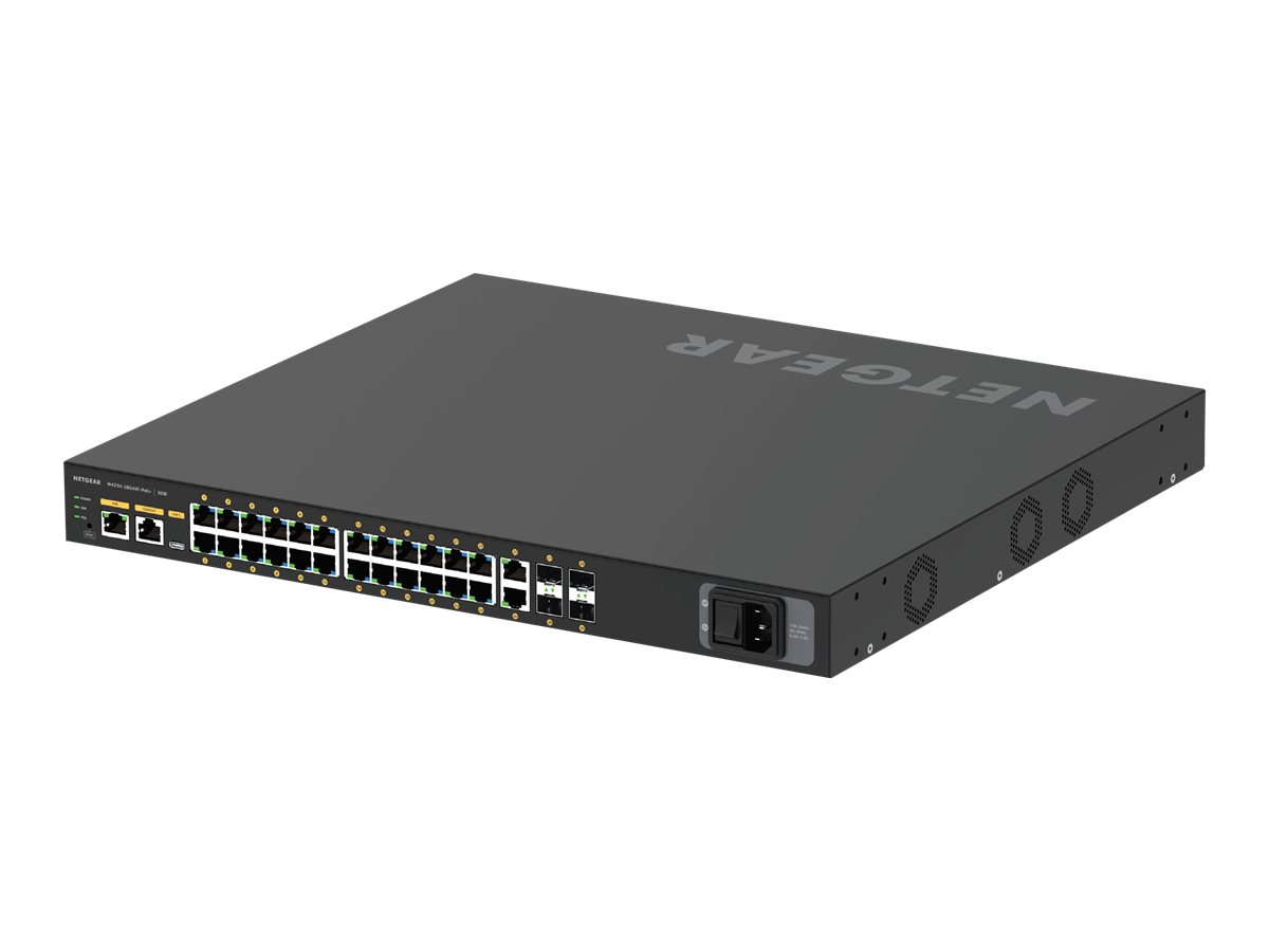 NETGEAR 26G4XF-PoE+ 24x1G PoE+ 480W 2x1G, 4xSFP+ Mgd Switch
