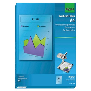 SIGEL IF210 - Transparent - Tintenstrahl - A4 (210×297 mm) - 210 x 297 mm (IF21
