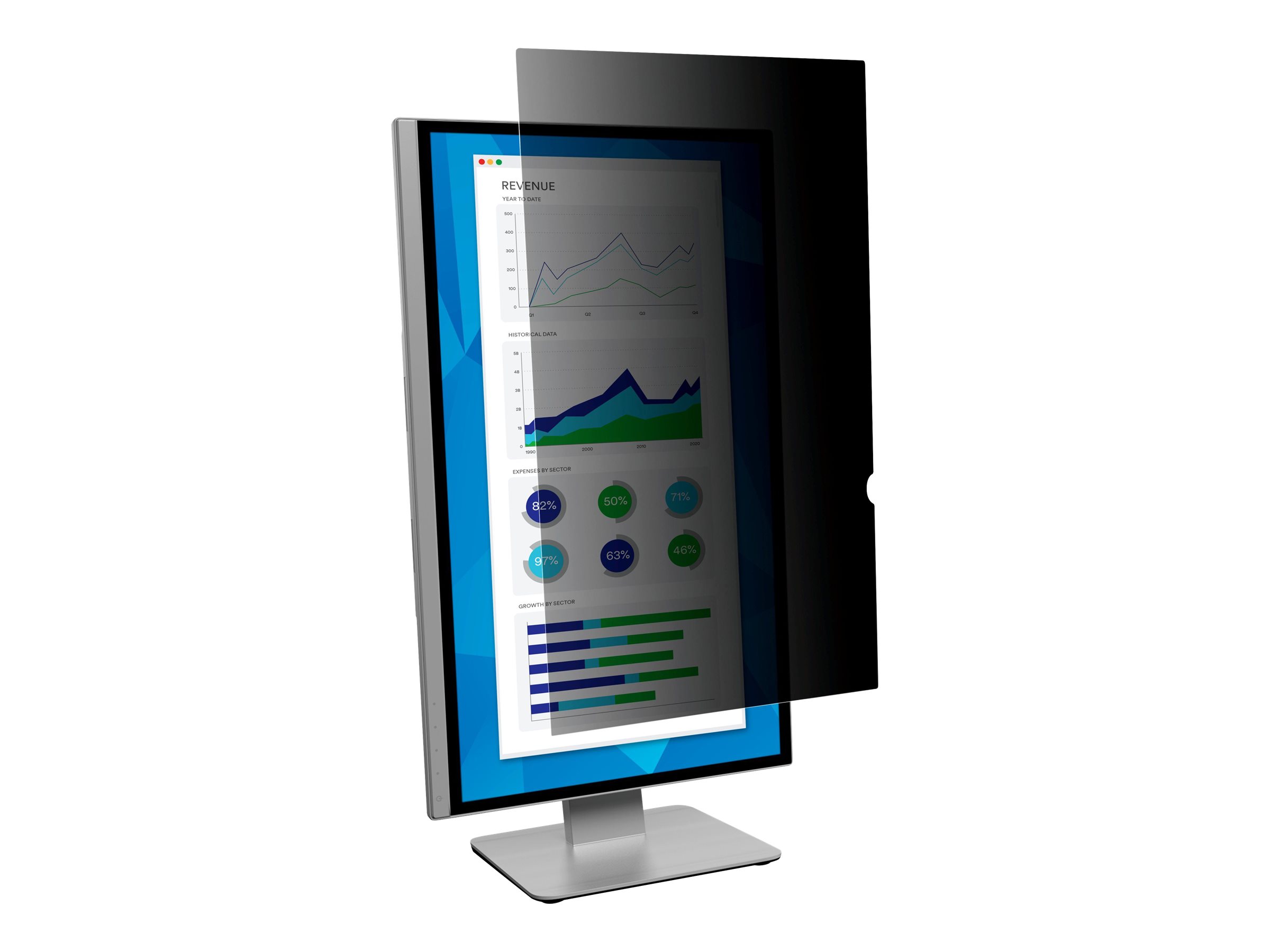 3M PF250W9P Blickschutzfilter Standard für Desktops 63,5cm 25,0Zoll weit,16:9