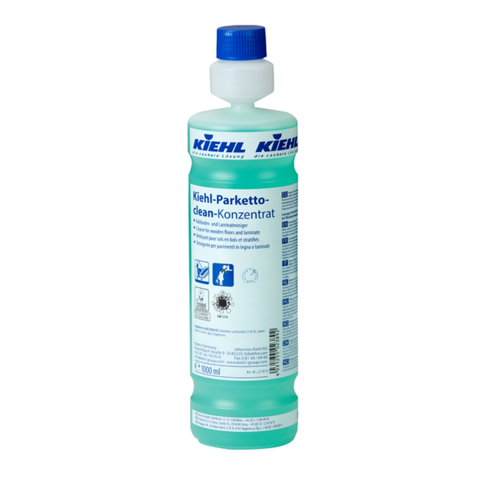 Kiehl-Parketto-clean-Konzentrat | 1 Liter Parkett- und Laminatreiniger Kiehl-Parketto-clean-Konzentrat | 1 Liter Parkett- und Laminatreiniger