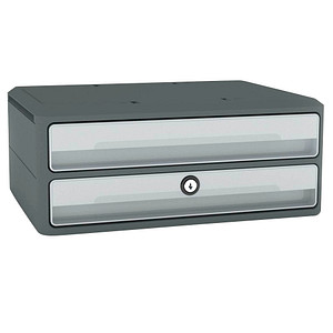 CEP Schubladenbox MoovUp SECURE, 2 Schübe, grau