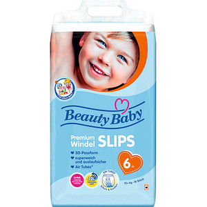 Beauty Baby Windeln Premium Größe Gr.6 (15+ kg) für Kleinkinder