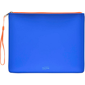 FolderSys Reißverschlussbeutel PHAT BAG A5 blau/orange 1,2 mm