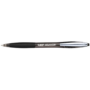 BIC Kugelschreiber ATLANTIS Soft schwarz Schreibfarbe schwarz