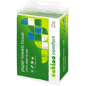 Satino by wepa Papierhandtücher comfort Interfold-Falzung 2-lagig 3.000 Tücher