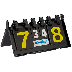 relaxdays Zähltafel schwarz