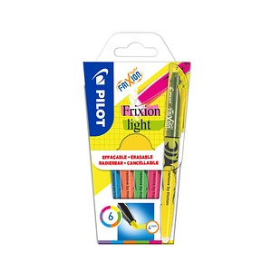 PILOT Textmarker FRIXION light, 6er Etui
