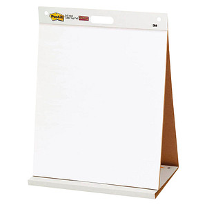 Post-it® Flipchart-Papier Super Sticky Meeting Chart blanko 50,8 x 58,4 cm, 20 Blatt, 1 Block