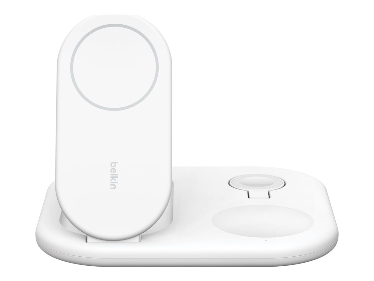 BELKIN Wireless BOOST CHARGE Qi2 3-in-1 Ladest. 15W weiß