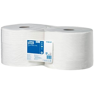 TORK 129237 Papiertuch 1500 Blätter 510 m Weiß (129237)