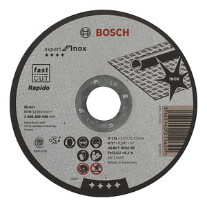 BOSCH Expert AS 60 T INOX BF Rapido - Schneidscheibe - für stainless steel - 12
