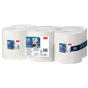 6 TORK Putztuchrollen Advanced 2-lagig hochweiß, 457 Blätter