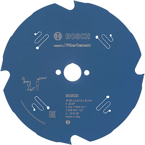 BOSCH Accessories Expert for Fiber Cement 2608644122 Kreissägeblatt 165 x 20 x 