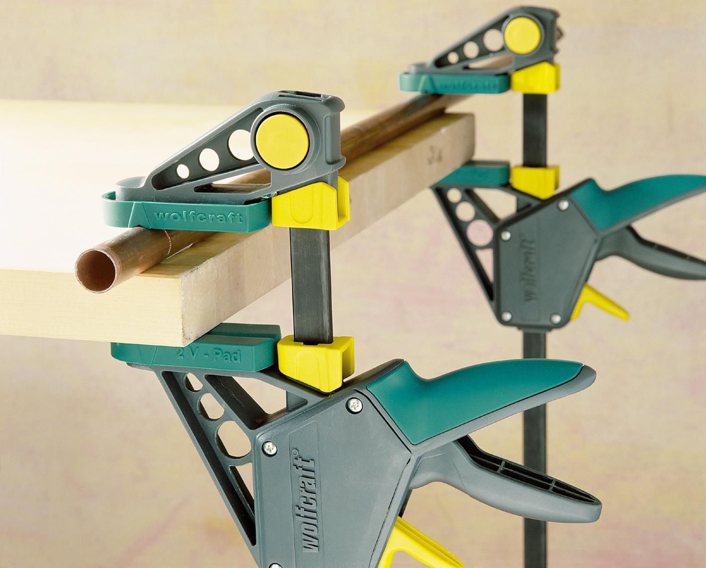 WOLFCRAFT EHZ Einhandzwinge PRO100/700 mm Wolfcraft 3033000