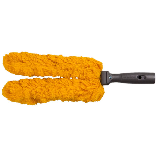 Gabelmop Vermop mit Franze, U-Form, gelb mit Handgriff | zum Aufstecken Gabelmop Vermop mit Franze, U-Form, gelb mit Handgriff | zum Aufstecken